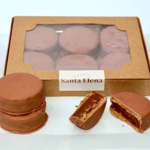 Alfajores Chocolate Leche 35% Caja 6 Unidades