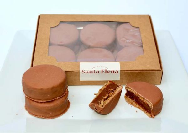 Alfajores Chocolate Leche 35% Caja 6 Unidades