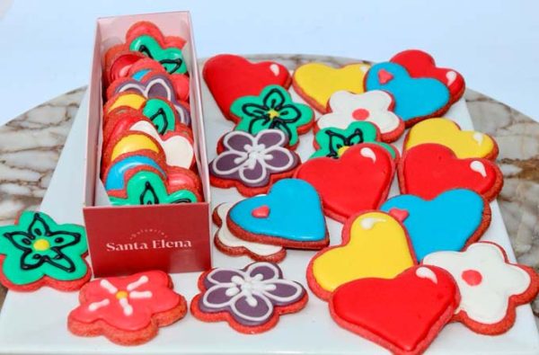 Galletas San Valentín caja 250gr.